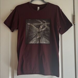 Neutral Milk Hotel 2014 Maroon Tour Tee American Apparel Size Small